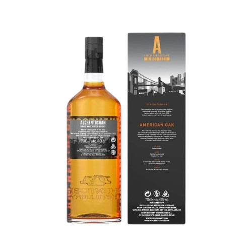 Auchentoshan American Oak 40° 70 cl + GBX (6 botellas)