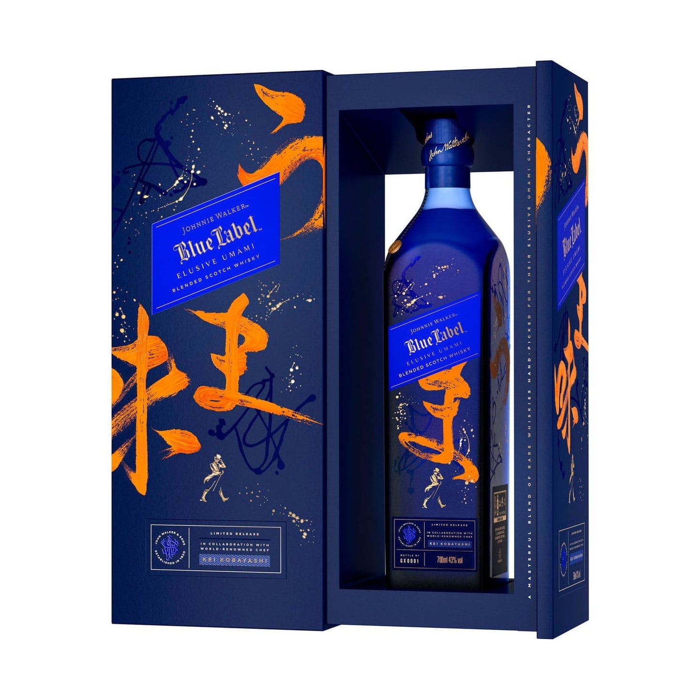 Johnnie Walker Blue Label Elusive Umami Whisky 43% 70cl + Estuche (6 botellas)