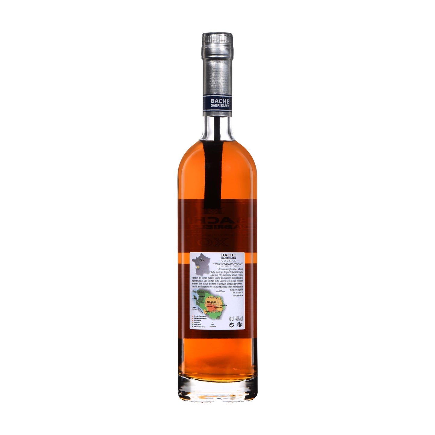 Bache Gabrielsen XO 40° 70 cl + GBX (6 bottles)