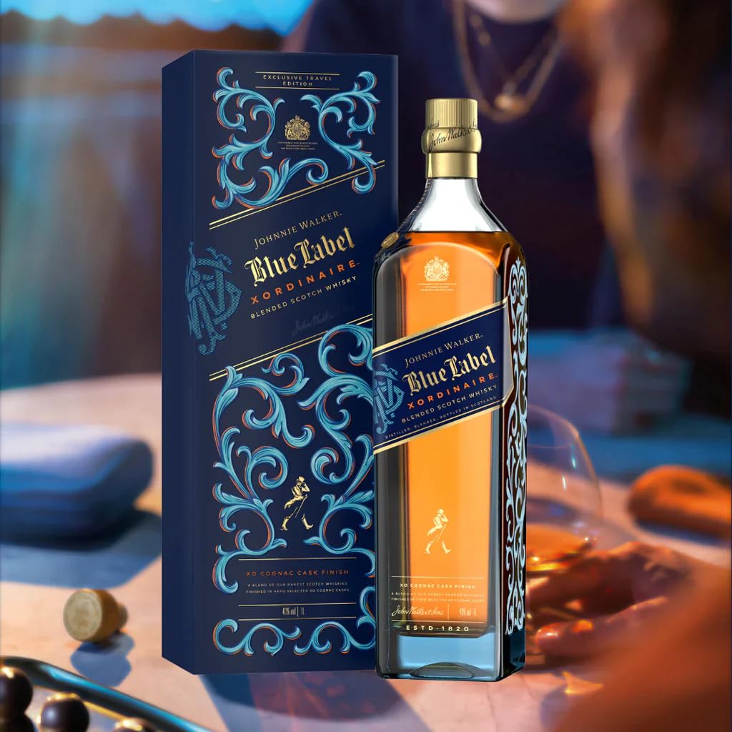 Johnnie Walker Blue Label 40° 1 L +Estuche (6 botellas)