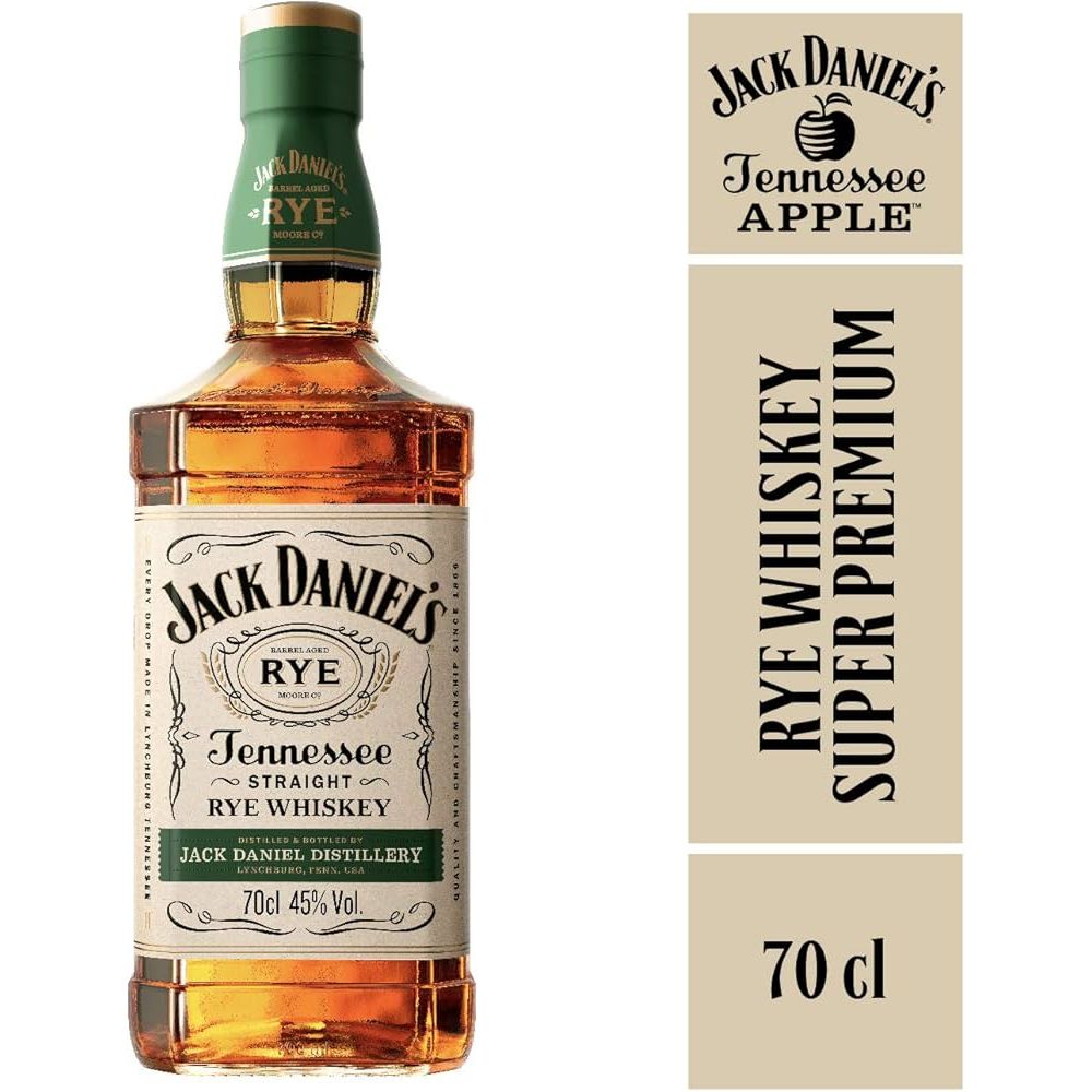 Jack Daniel's Straight Rye 45° 70 cl (6 bottles)
