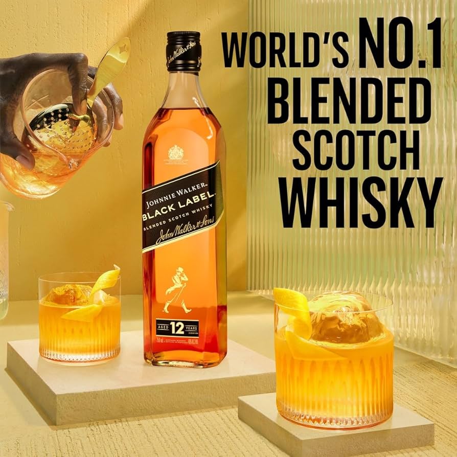 Johnnie Walker Black Label 40° 1 L (6 botellas)