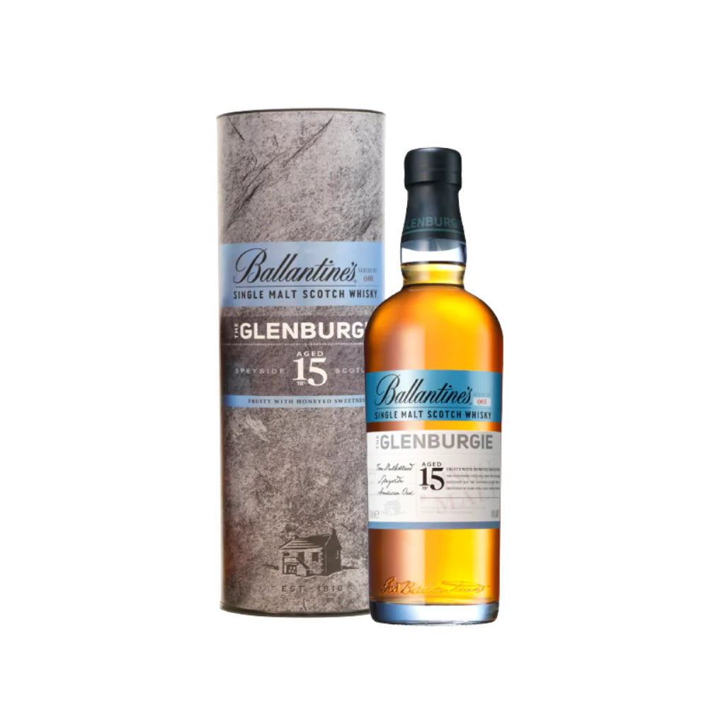 Ballantines The Glenburgie 15 YO Whisky 40% 70cl + GBX (6 botellas)