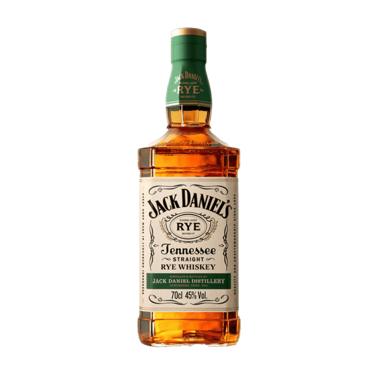 Jack Daniel's Straight Rye 45° 70 cl (6 botellas)