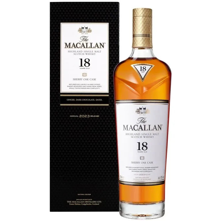 Macallan Sherry Oak 18 Years Old 2022 (700ml)