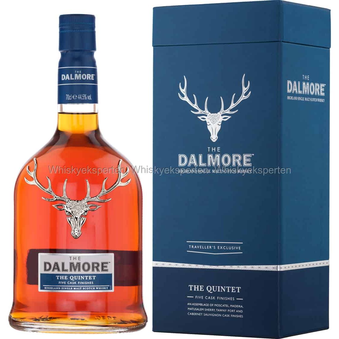 Dalmore Quintet 44.5° 70 cl + GBX (6 botellas)