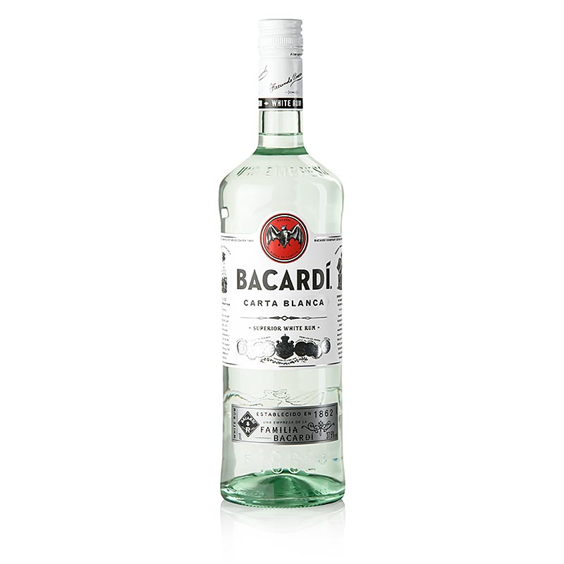 Bacardi Carta Blanca 37.5° 1 L (6 botellas)