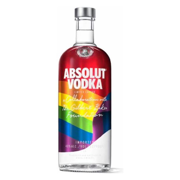 Absolut Rainbow Colors 40° 70 cl (6 botellas)