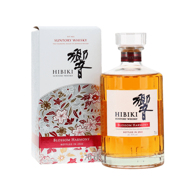 Hibiki Blossom Harmony Limited Edition 2022 43° 70 cl + GBX (6 botellas)