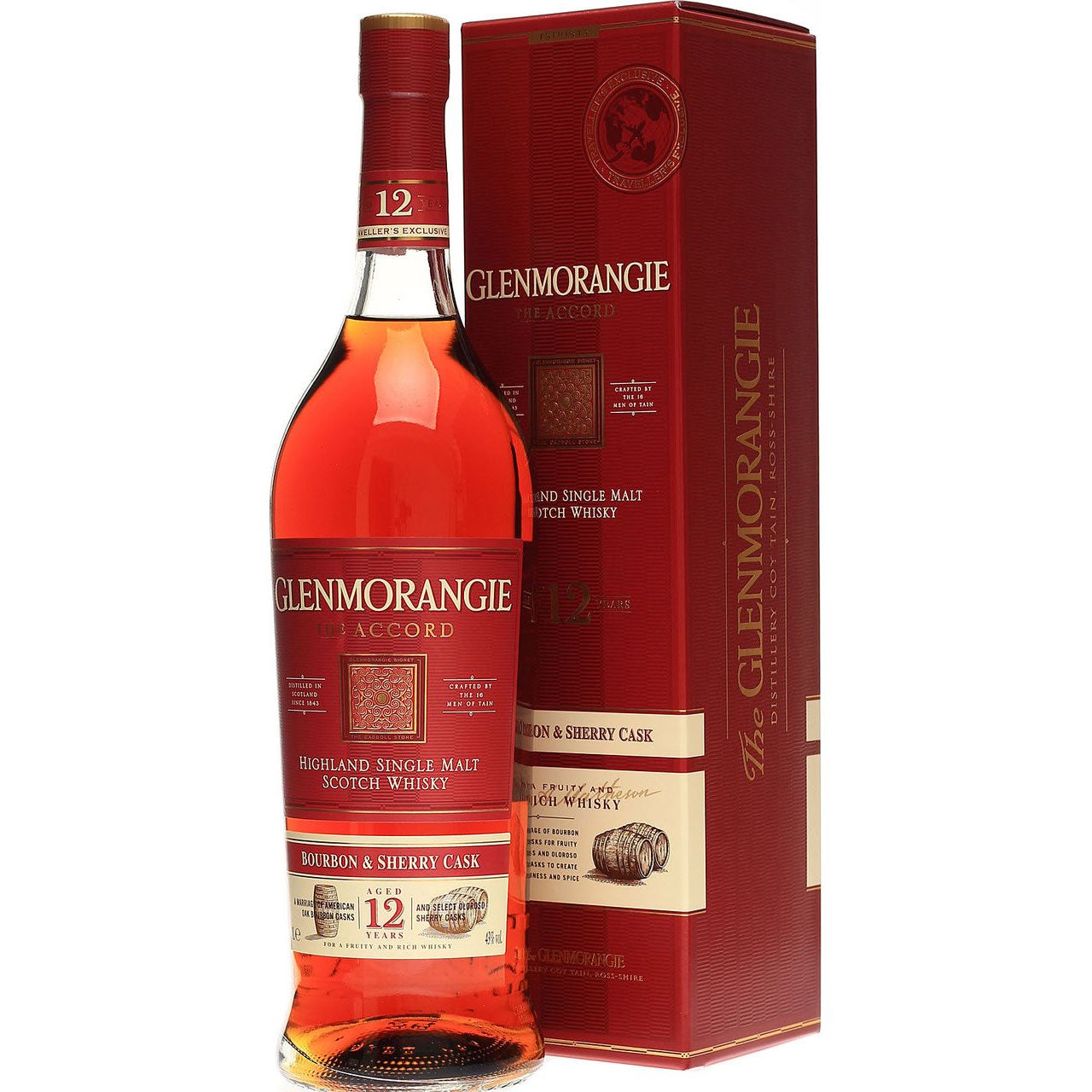Glenmorangie The Accord 12 Years 43° 1 L + GBX (6 botellas)