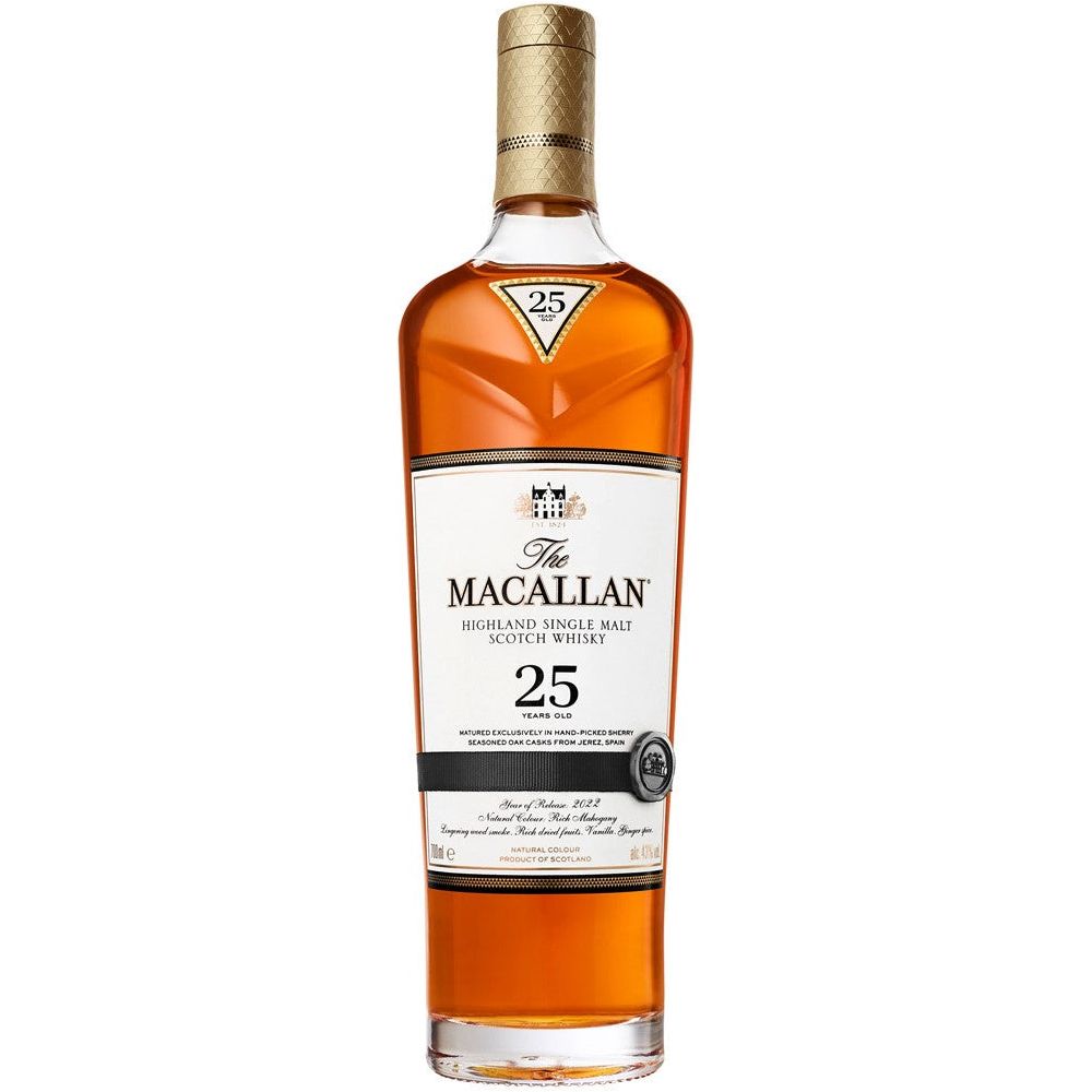 Macallan 25 YO Sherry Oak 2023 + Estuche (3 botellas)