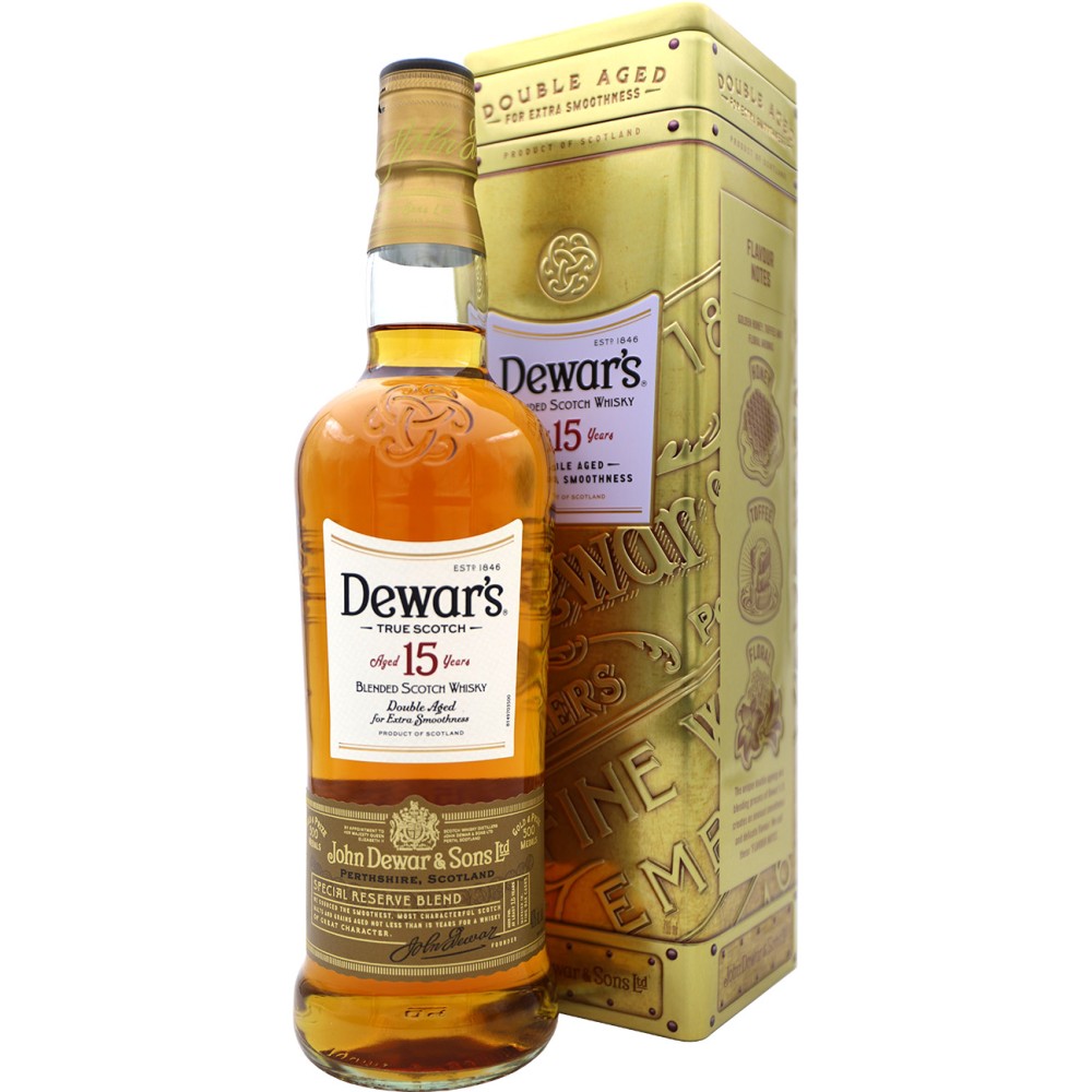 Dewar's 15 Years 40° 70 cl + GBX (6 botellas)