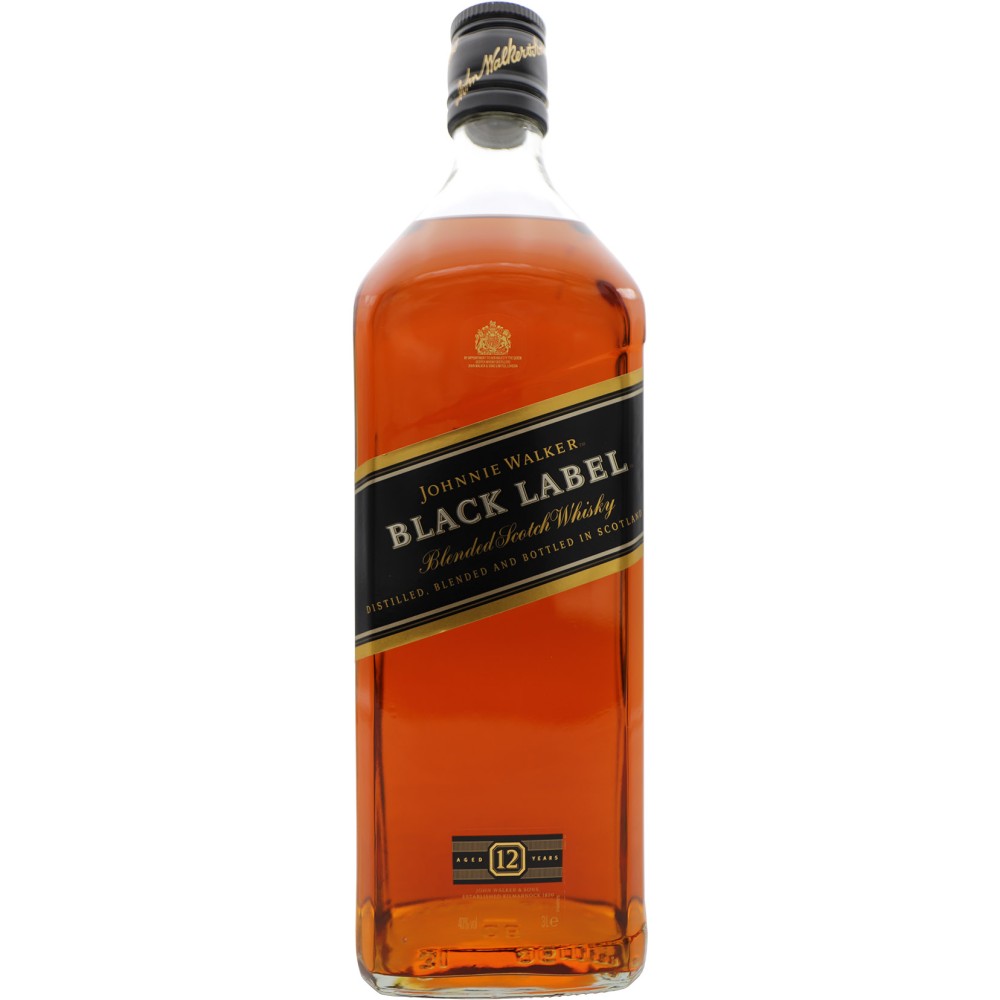 Johnnie Walker Black Label 40° 3 L (one bottle)