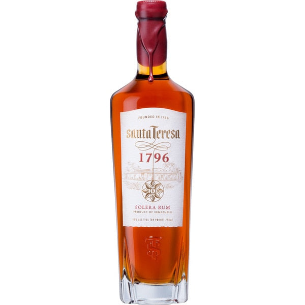 Santa Teresa 1796 Ron Antiguo de Solera 40° 70 cl + GBX (6 botellas)