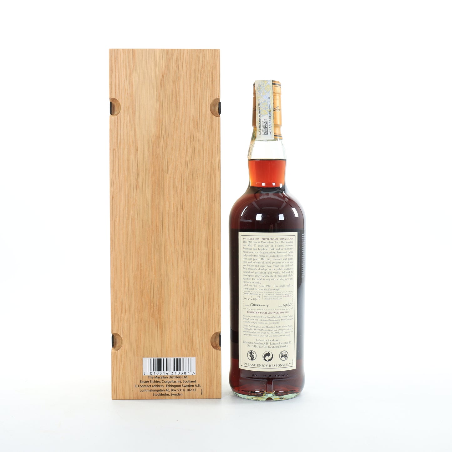Macallan Fine &amp; Rare – 27YO 1993