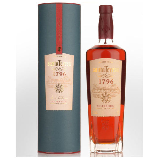 Santa Teresa 1796 Ron Antiguo de Solera 40° 70 cl + GBX (6 botellas)