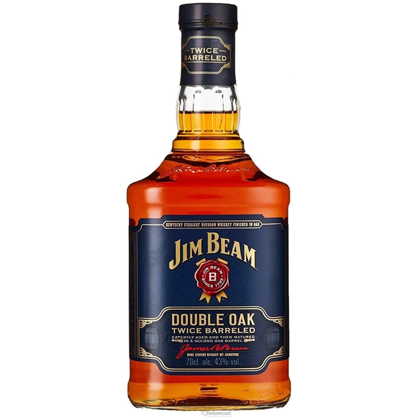 Jim Beam Double Oak 43° 70 cl (6 botellas)