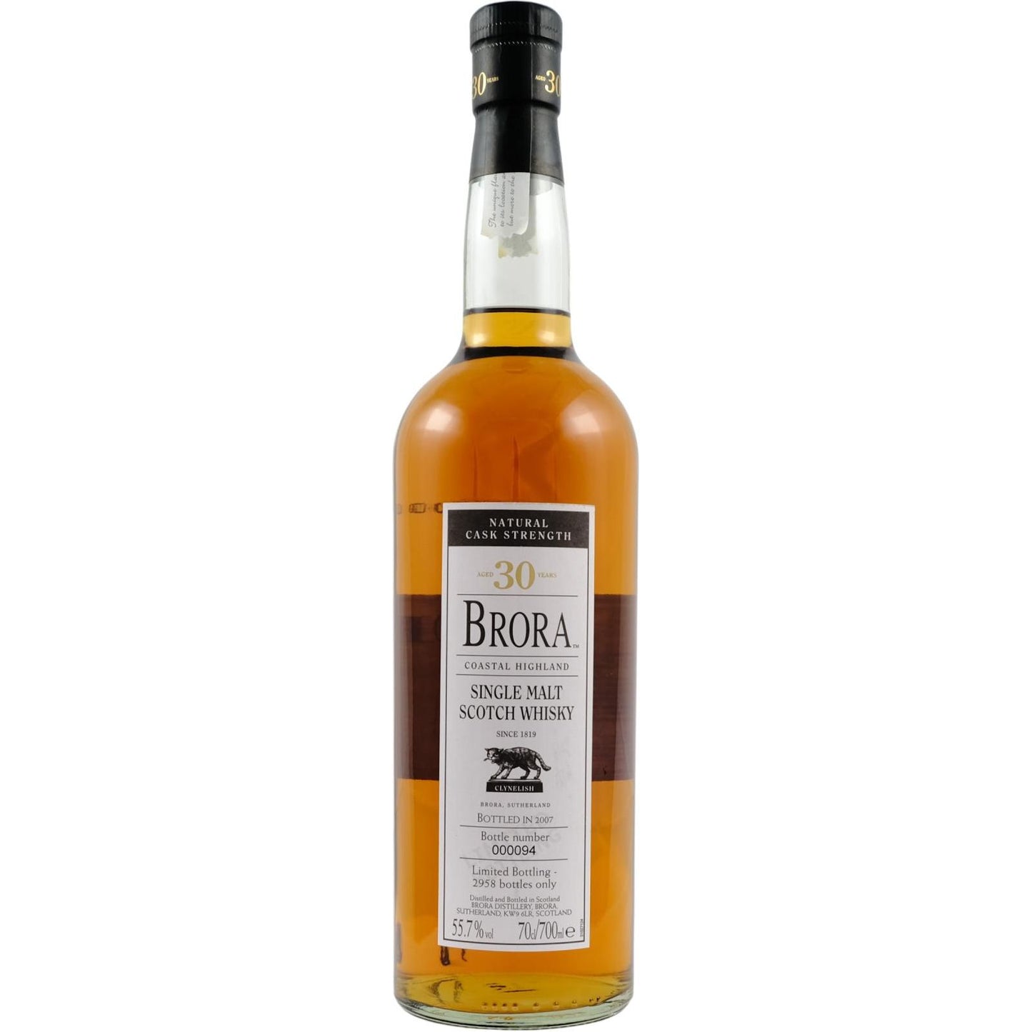 Brora 30YO – 2nd release 1973 55.7º 70cl