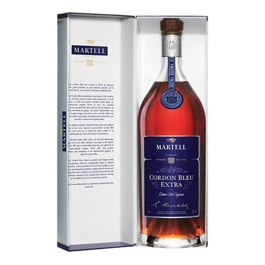 Martell Cordon Bleu 40º 1L + GBX (12 bottles)