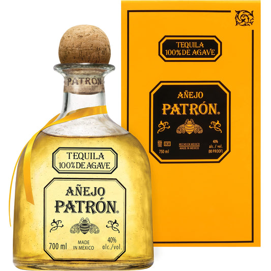 Patron Añejo Tequila 40% 100cl + GBX (6 bottles)