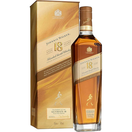 Johnnie Walker The Ultimate 18 Years 40° 70 cl + Estuche (6 botellas)