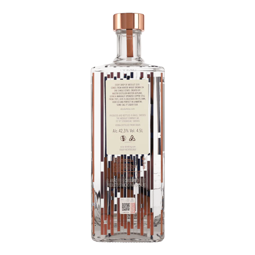Absolut Elyx 42.3° 4.5 L (1 bottle)