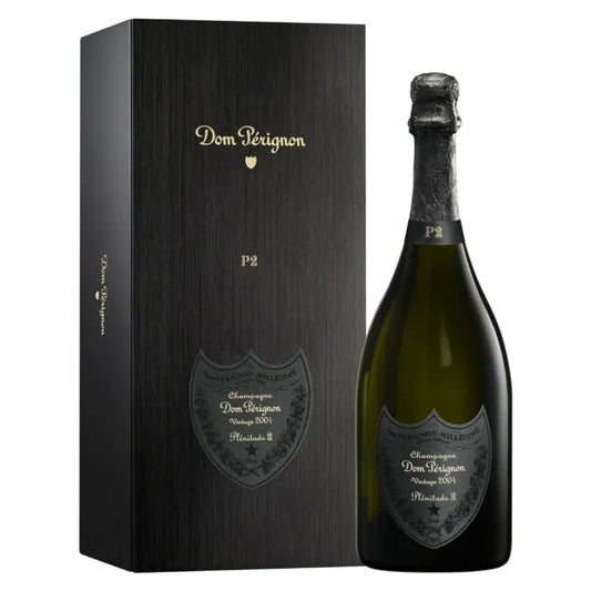 Dom Pérignon P2 Vintage 2004 75 cl + GBX (3 botellas)