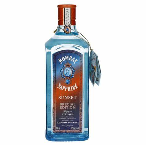 Bombay Sapphire Sunset Gin 43% 100cl (6  botellas)