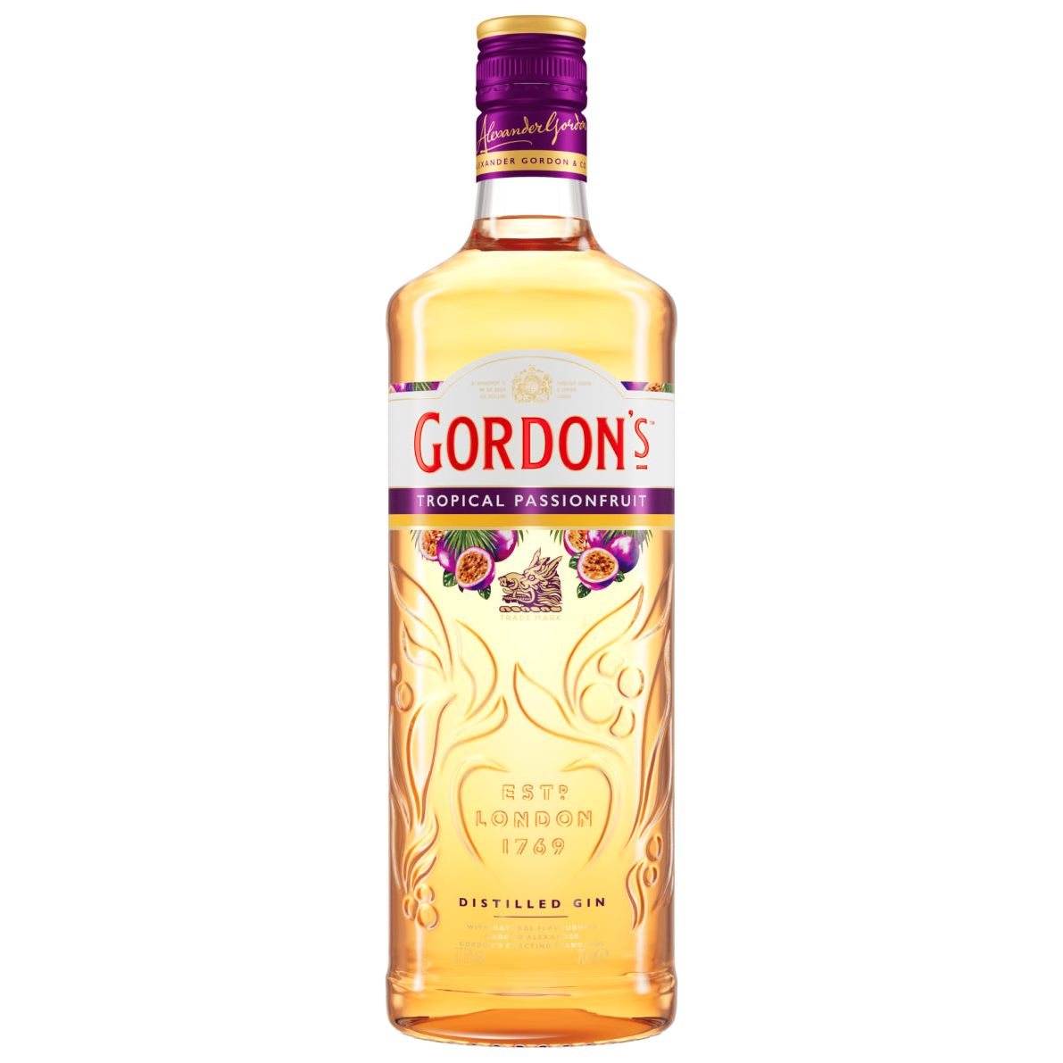 Gordon's Tropical Passionfruit 37.5° 70 cl (6 botellas)