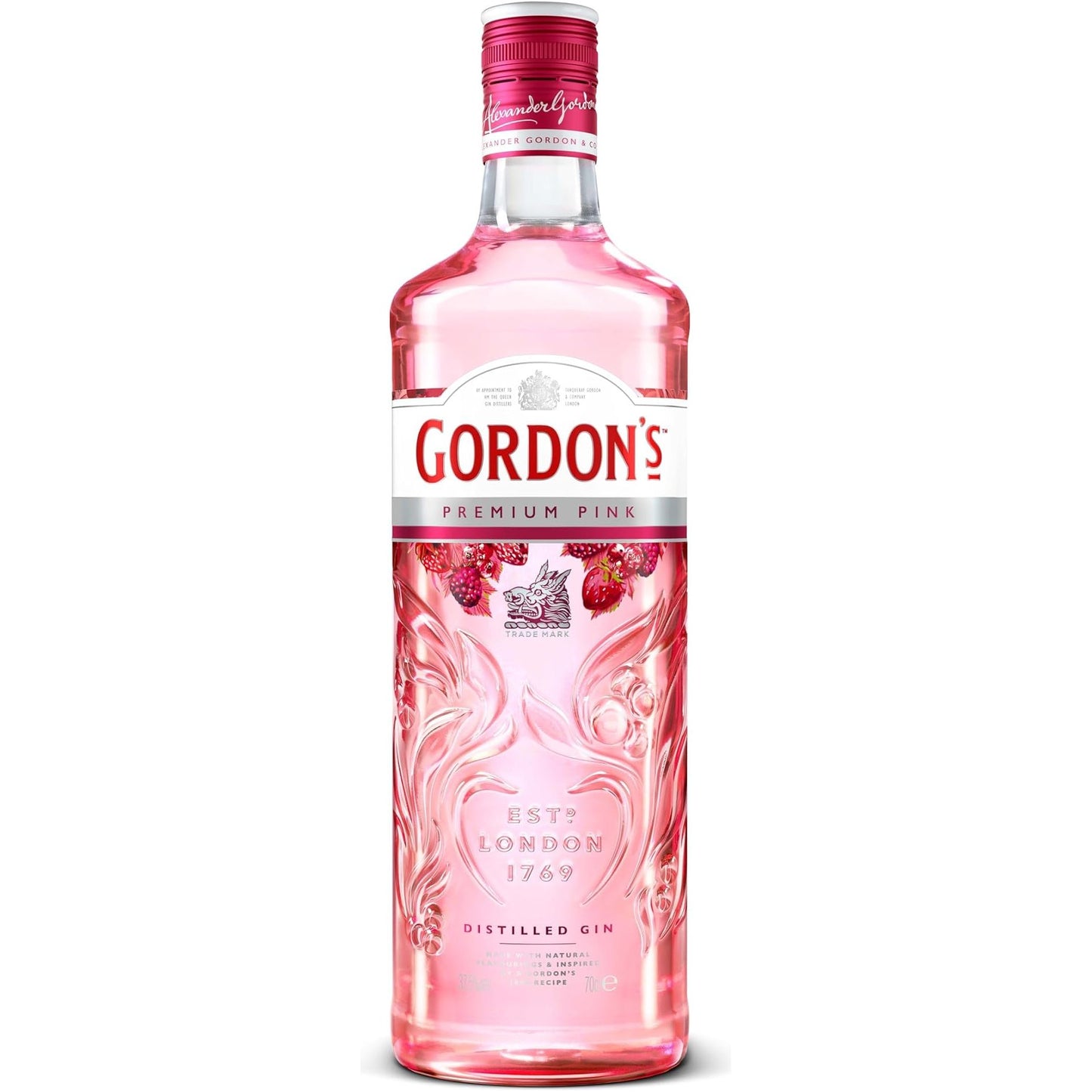 Gordons Pink Gin 37.5% 100cl (6 botellas)