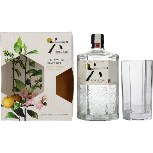 Roku Gin +1GL/VR Hexagon 70 cl (6 botellas)