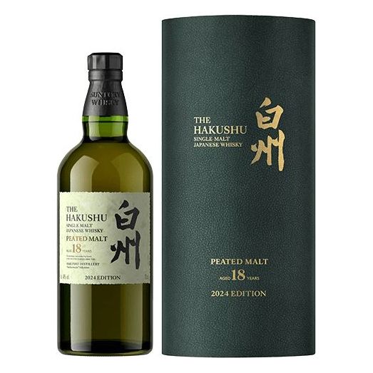Hakushu Tsukuriwake 18 Years Peated Malt Edition 2024 48° 70 cl + GBX (6 botellas)