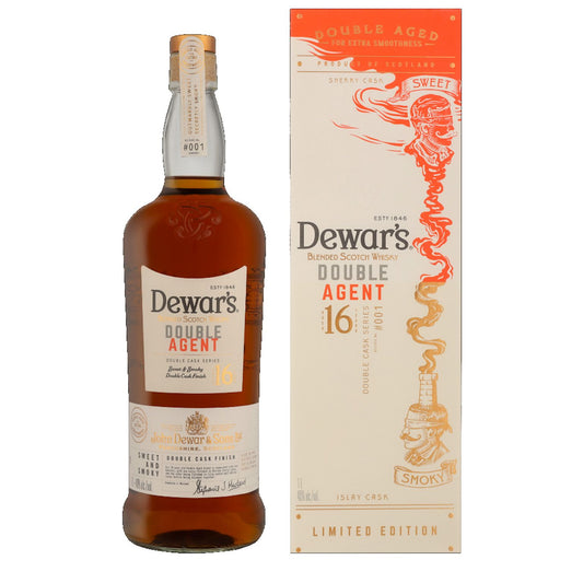 Dewar's 16 Years Double Age 40° 1 L + GBX (6 botellas)