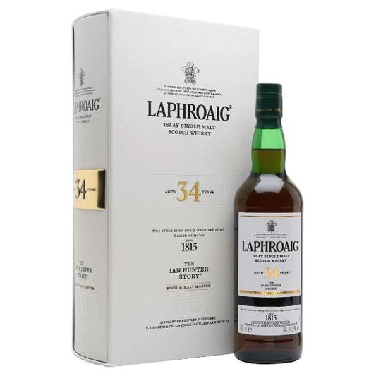 Laphroaig 34 Years Ian Hunter Edition # 4 46,2° 70 cl + GBX (6 botellas)