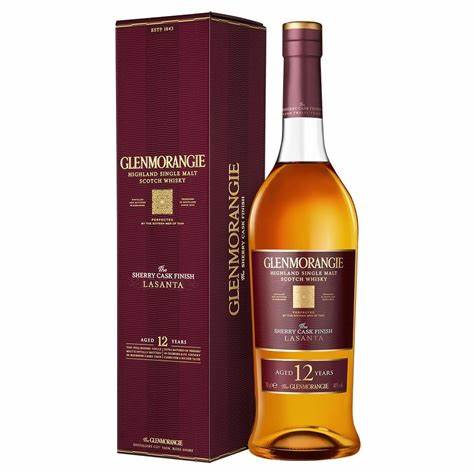 Glenmorangie Lasanta 12 Years 43° 70 cl + GBX (6 botellas)