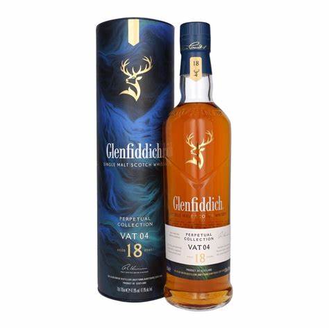 Glenfiddich Perpetual Collection VAT N°4 18 Years 47,8° 70 cl + GBX (12 botellas)