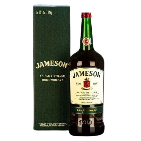 Jameson 40° 4.5L + Estuche (1 botella)