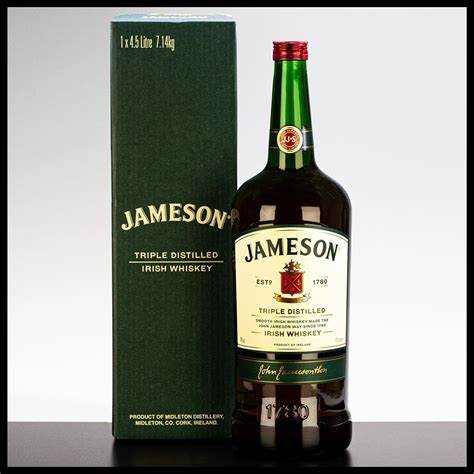 Jameson 40° 4.5L + Estuche (1 botella)