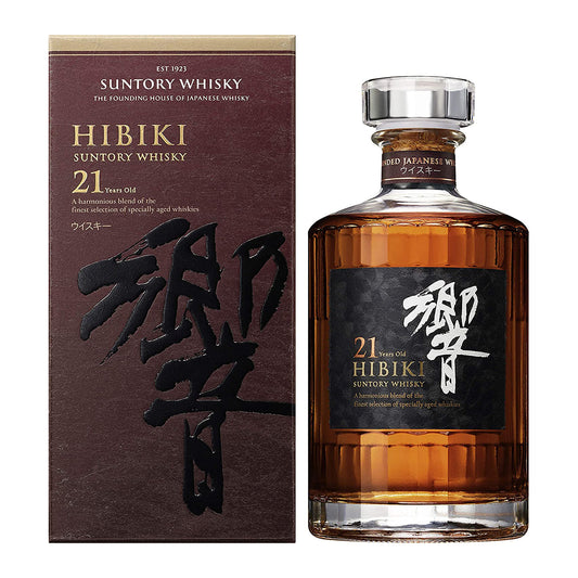 Hibiki 21 Years 43° 70 cl + GBX (6 botellas)