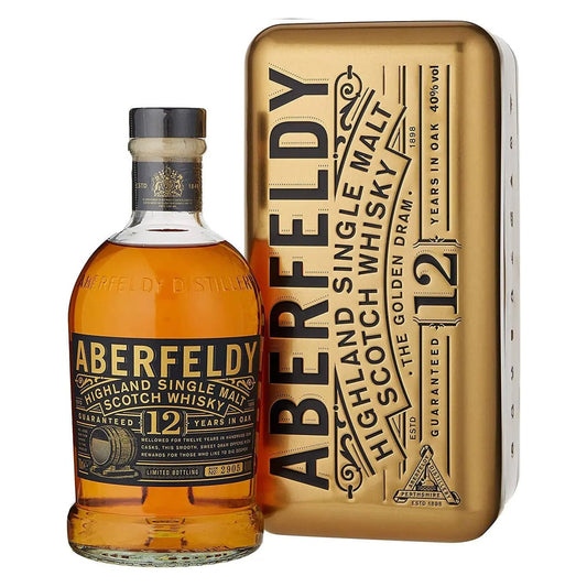 Aberfeldy 12 Years Gold Bar 40° 70 cl + GBX (6 botellas)