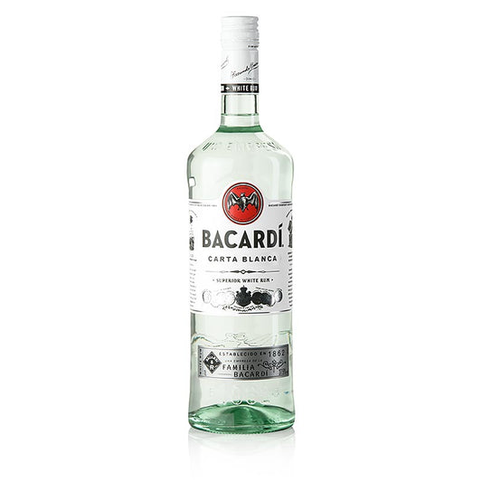 Bacardi Carta Blanca 37.5° 1 L (6 botellas)