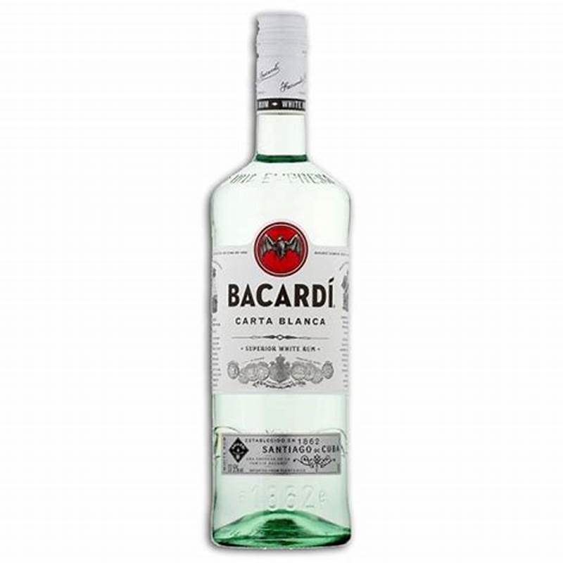 Bacardi Carta Blanca 37.5° 70 cl (6 bottles)