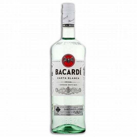 Bacardi Carta Blanca 37.5° 70 cl (6 botellas)
