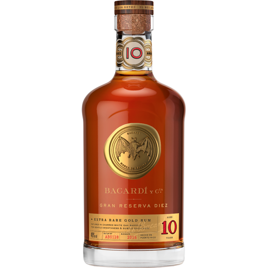 Bacardi Gran Reserva Diez 10 YO Rum 40% 100cl (6 botellas)