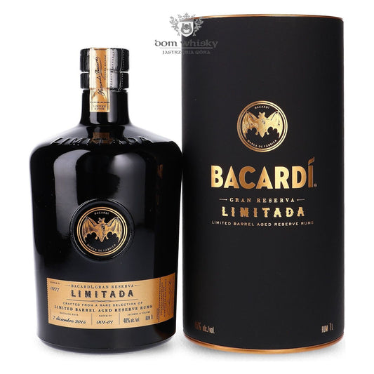 Bacardi Gran Reserva Limitada Rum 40% 100cl + GBX (6 botellas)
