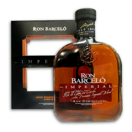 Barcelo Imperial 38° 70 cl + GBX (6 botellas)