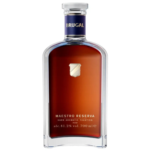 Brugal Maestro Reserva 41,2° 70 cl + GBX (6 botellas)