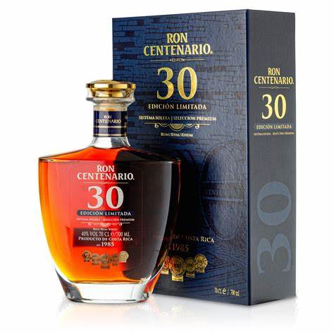 Centenario Real 30 Years 40° 70 cl + GBX (6 botellas)