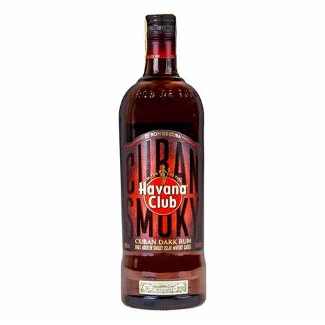 Havana Club Cuban Smokey Rum 40° 1 L (6 botellas)