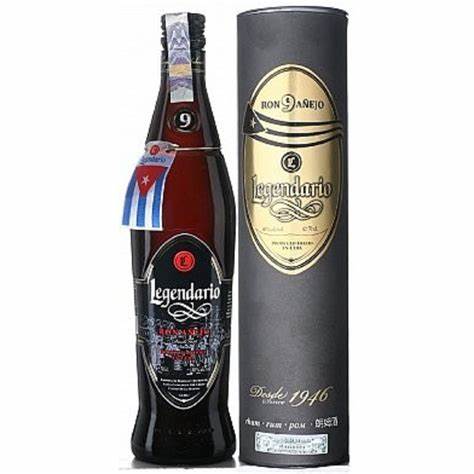 Legendario 9 YO 40% 70cl + GBX (6 botellas)